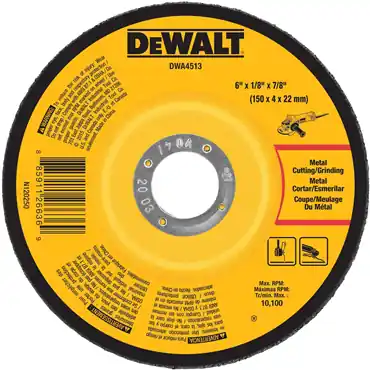 DeWalt DWA4513 Metal Grinding Wheel 6 X 1/8 X 7/8