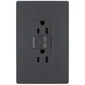 Legrand 1597TRGCC4 P&S 1597TRGCC4 Radiant Self Test TR 15A 125V GFCI Receptacle