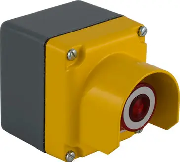 Square D 9001KYG1Y1 30 mm 1-Hole 1-Row Vertical Die-Cast Zinc NEMA 1/3/4/13 Control Station Enclosure