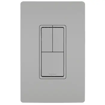 Legrand RCD113GRY P&S RCD113GRY RADIANT 3 SWITCH, SP/