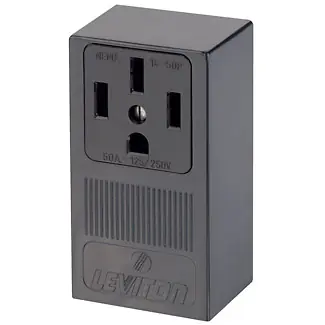 Leviton 55050-P00 RECPT, 3-P 4-W, 50A-1