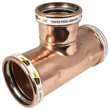 Apollo 10077775 811R 3 x 2-1/2 in. Press Reducing 300 psi Copper Tee