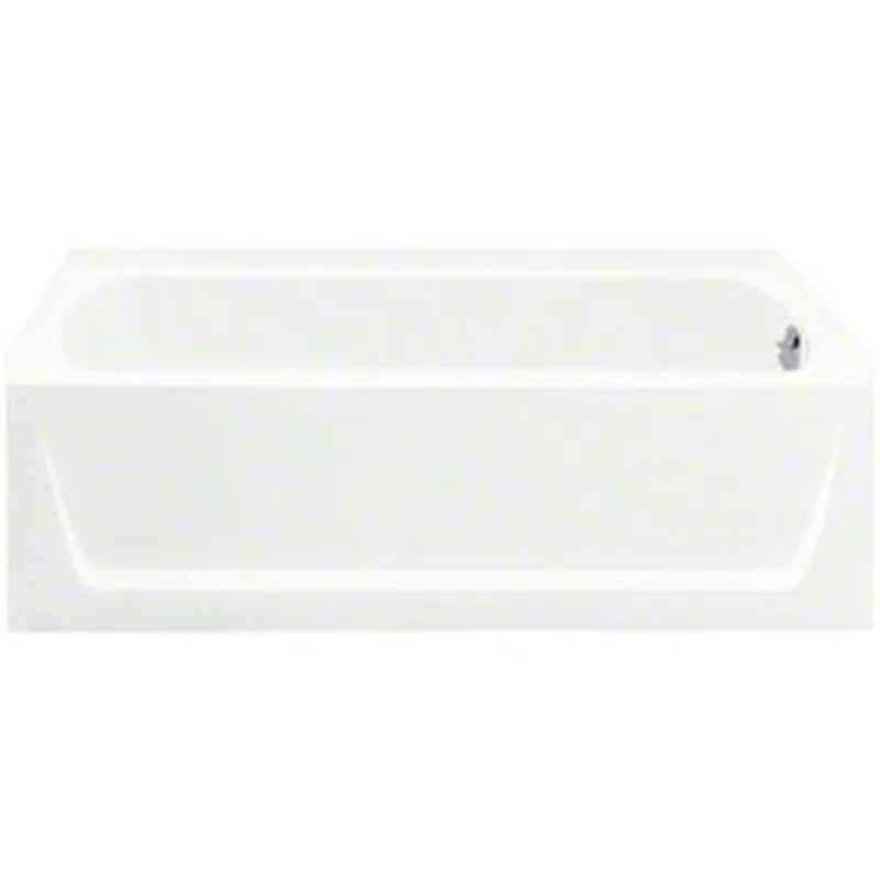 Sterling 71171120-0 Ensemble 60 in x 30 in Soaker Alcove Bathtub with Right Drain