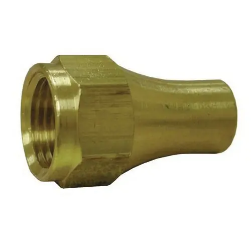 Jones Stephens F40008 (41L-6) 3/8 Brass Long Flare Nut