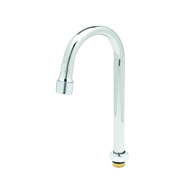 T&S Brass 179X 4-3/8 Swivel Gooseneck B-PT Stream Regulator Outlet Full-Flow Laminar
