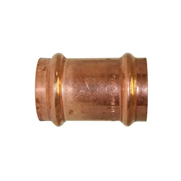Apollo 10077696 801 Coupling No Stop, Copper, Small Diameter, PxP, 1-1/2x1-1/2