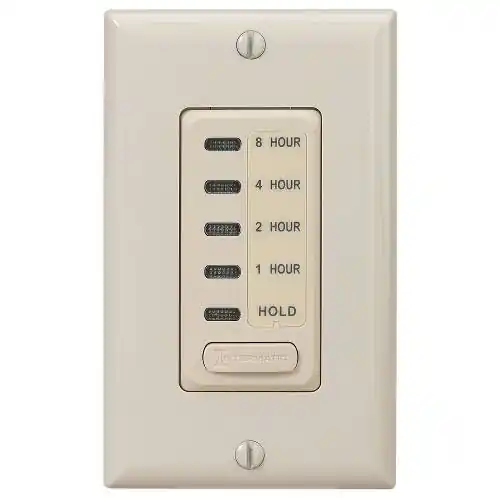Intermatic EI220 1/2/4/8 Hour 120 VAC 60 Hz 1-Pole Ivory Electronic Auto-Off Timer with Hold