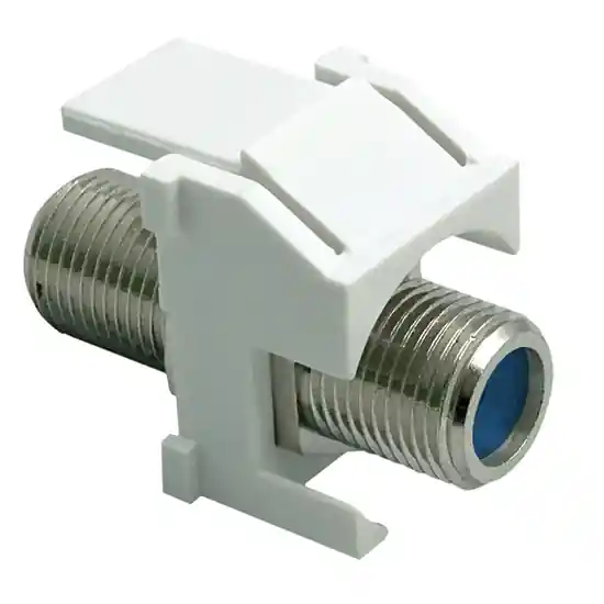 Legrand WP3481WH10 On-Q White Recessed F-Connector
