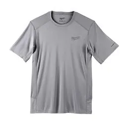 Milwaukee 414G-M Workskin Lightweight Performance Shirt - Short Sleeve - Gray M