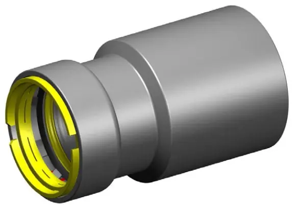 Apollo PWR7482024 PowerPress, Press Fitting Reducer, Gas, 1-1/2 Inch x 3/4 Inch, Replacement MPN