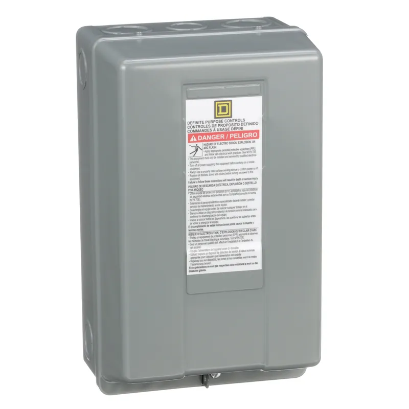 Square D 9991DPG2 Contactor Enclosure NEMA 1 for 50A Contactors