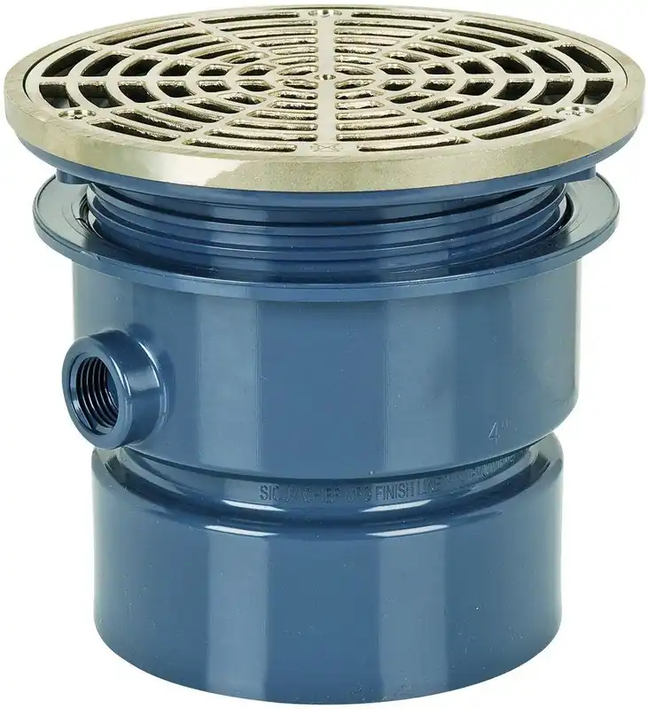 Sioux Chief 842-4PNR 4 In. Inside Caulk Plastic Floor Drain