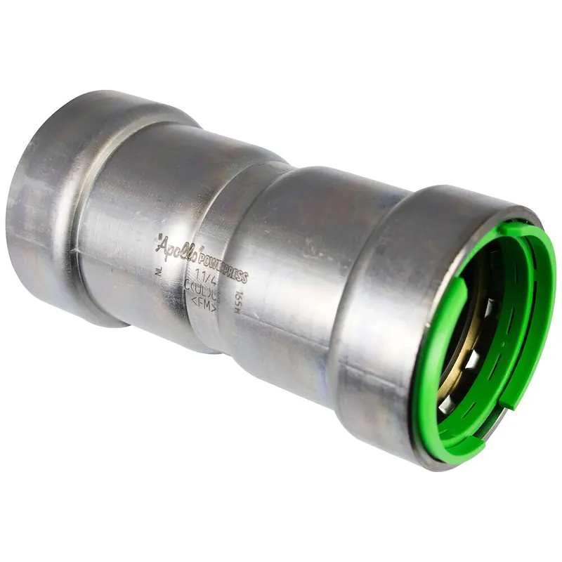 Apollo PWR7480022 Powerpress Press Coupling With Stop Non-Gas 1 inch x 1 inch Press x Press Model 400