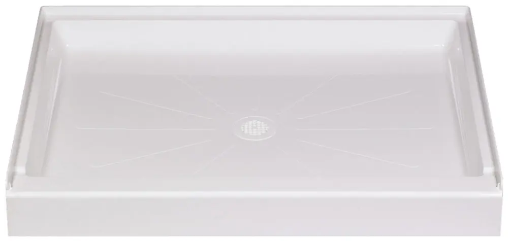 Mustee 3648M DURABASE Fiberglass 1-Piece Shower Base 48 in L 36 in W