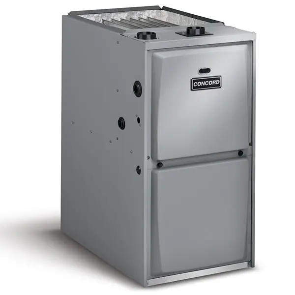 Concord 85W38 80G1UH045AE12 80% AFUE 4 to 5 Ton Cooling/45000 BTUH Heating Upflow/Horizontal High Efficiency Single Stage Constant Torque Gas Furnace