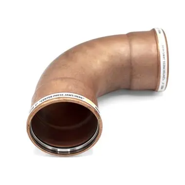 Apollo 10062069 Model 807L 4 in. Copper Long Turn 90 Degree Elbow