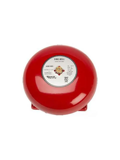 Edwards Signaling 438D-6N5-R 6 Round Bell 120V 60Hz Replacement MPN