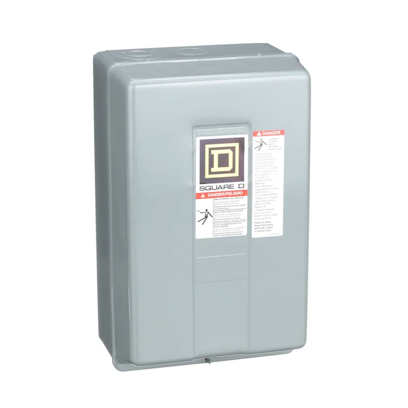 Square D 8903LXG30V02 Mechanically Held Lighting Contactor 110/120 VAC 30 Amp 3-Pole NEMA 1