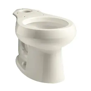 Kohler K-4197-96 Wellworth Vitreous China Floor Mount Traditional Round-Front Toilet Bowl 1.28 gpf