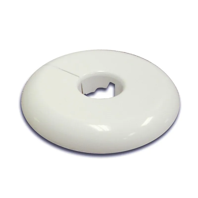 Jones Stephens F07375 3/8 in. PVC and Copper Flexible Floor and Ceiling Plate in Chrome Plated