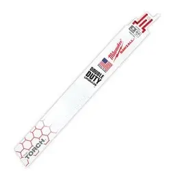 Milwaukee 48-00-5791 THE TORCH SAWZALL Blades 12 in 24 TPI 5 Pack