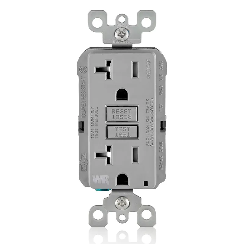 GFCI GFWT2-GY LEV GFWT2-GY 20A WR/TR SLIM GCFI