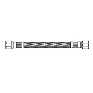 Kissler 88-6060 Flexible Braided Connector 1/4 in Compression 60 in