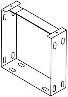 Austin Electrical Enclosures AB-88UC U-Connector Galv 8X8