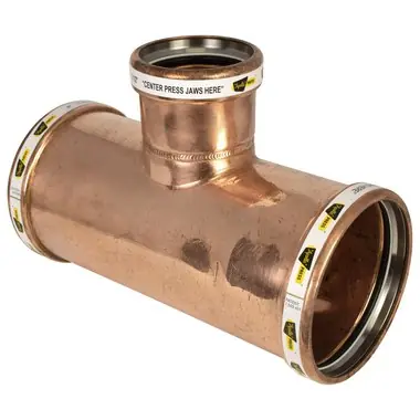 Apollo 10077783 ProPress XL-C 0918XL Copper Reducing Tee 4 x 4 x 3 in