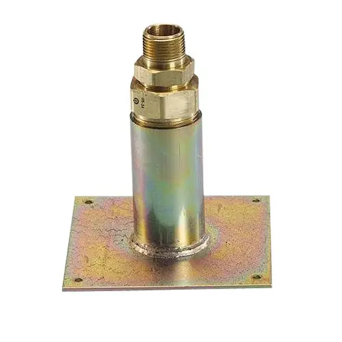 Omega Flex FGPMT12500 TracPipe AutoFlare Solid Brass Threaded Meter Termination Fitting 12 inch 1/2 inch MPT