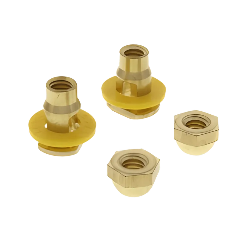 RJS Tech 42443 SetFast Solid Brass Self Adjusting Heavy-Duty Closet Bolt 5/16 inch x 2-1/4 inch