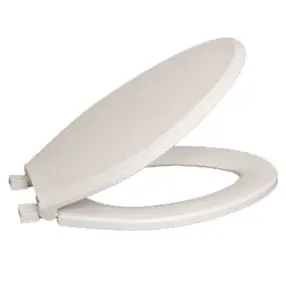 Centoco 3800SCLC-001 Safety Close Elongated Toilet Seat with Lift & Clean, White