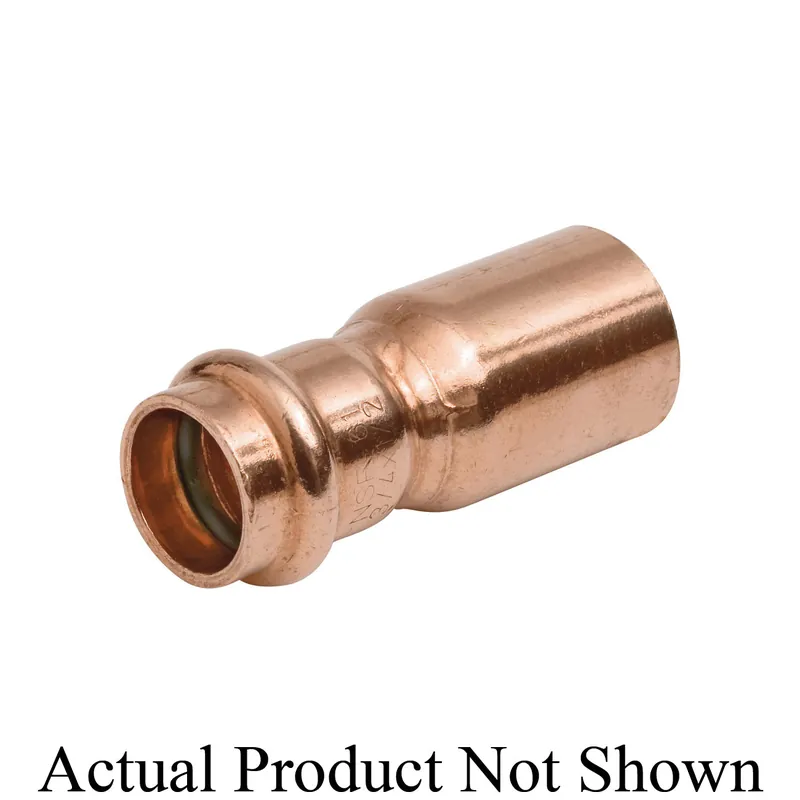 NIBCO 9009255PC Reducer 2 x 1/2 in Nominal Fitting x Press End Style Wrot Copper Domestic