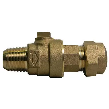 Apollo 10075366 8707-3-5 Drop Ear 90 deg Elbow, Copper & Lead Free Brass, Small Diameter, PxFPT