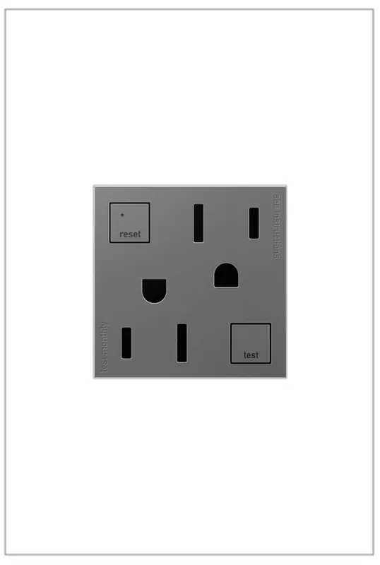 Legrand AGFTR2152M4 GFCI 15A Tamper-Resistant Magnesium