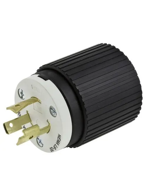 Pass & Seymour L715-P 15 Amp 277 VAC 2-Pole 3-Wire NEMA L7-15P