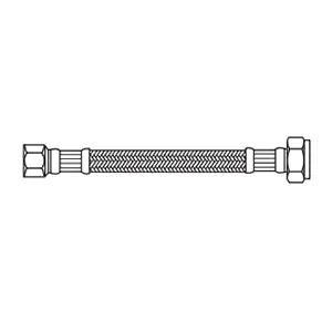 Kissler 88-2001 Flexible Braided Connector Compression x FIP 12 in