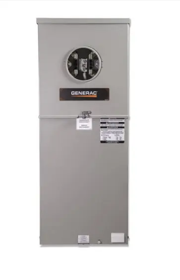 Generac RXUW200A3 200A Service Entrance Rated Integrated Meter Transfer Switch