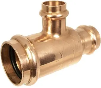 Apollo 10066397 811R Tee - Reducing Run & Outlet, Copper, Small Diameter, PxPxP, 10066397