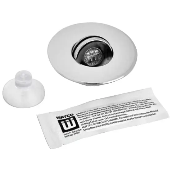 Watco 48200-CP-C Tub Closure, Brass, Polished Chrome