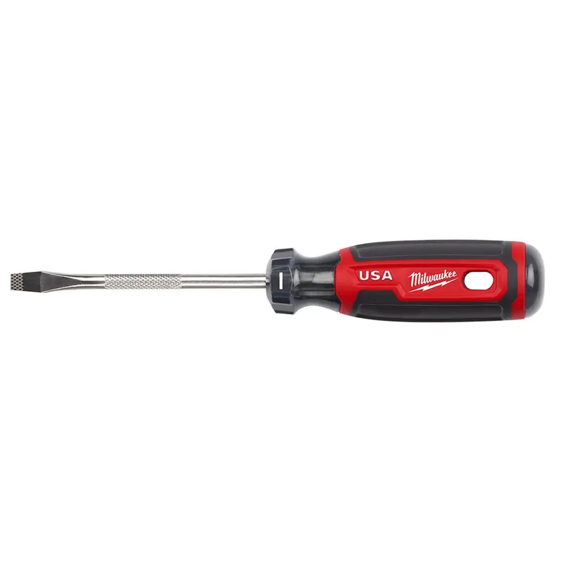 Milwaukee MT206 Cushion Grip Screwdriver 1/4 In Slotted