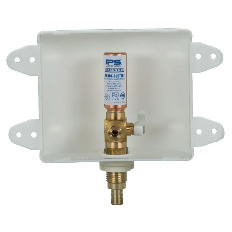 IPS Corporation 87980 Ice Maker Brass PEX Connection Supply Box