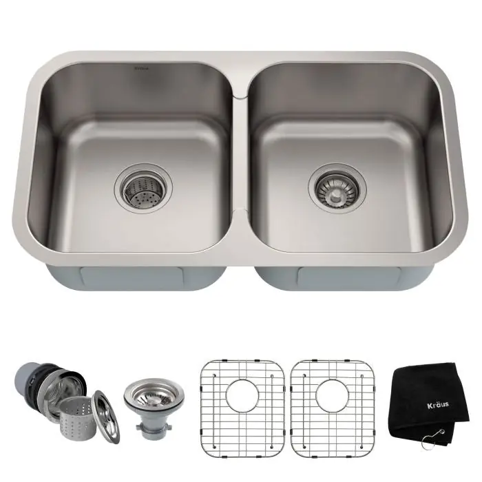 Kraus KBU29 kitchen sink 31.38 in L 18 in W 8-1/4 in H