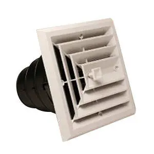 Rectorseal 81903 Register W/Volume Damper 3-Way 6 x 6