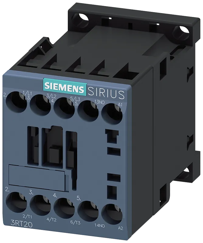 Siemens 3RT20181AV61 Power Contactor 480 VAC Coil 16 A 3NO Contact 3 Poles