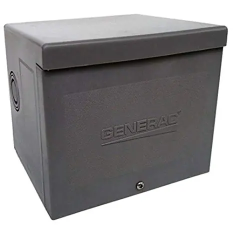 Generac 6340 Non-Metallic Generator Power Inlet Box for Portable Generators, 30A