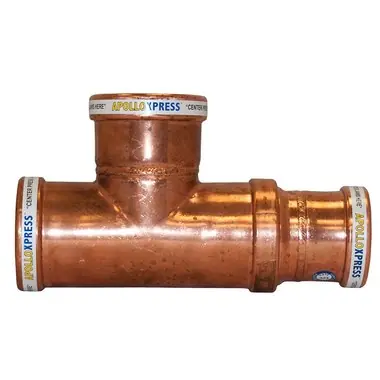 Apollo 10077773 811R 3 x 3 x 1-1/2 in. Copper Press Reducing Tee