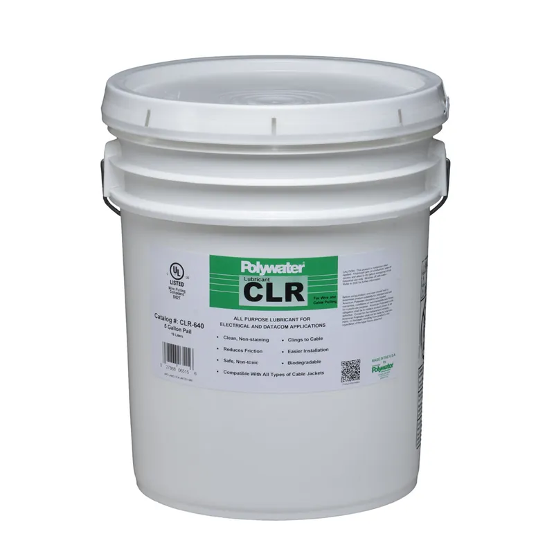 American Polywater CLR-640 Clear Lubricant for Everyday Cable Pulling