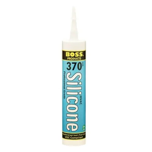 Lenox 37000 HVAC Silicone Sealant 10.1 oz Tube Clear