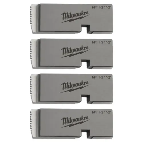 Milwaukee 48-36-1204 1-2 High Speed NPT Universal Pipe Threading Dies
